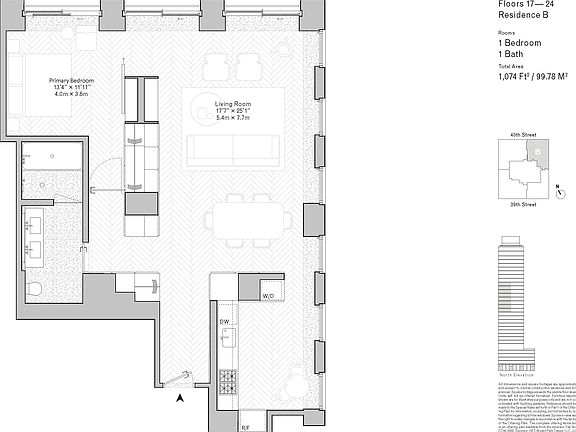 2nd image of 16 W 40th St APT 22B
