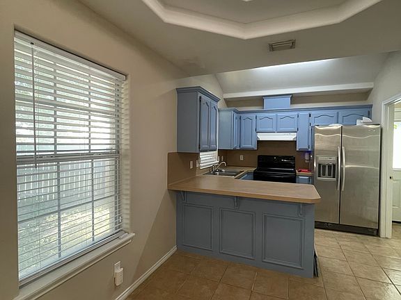kitchen and dining area