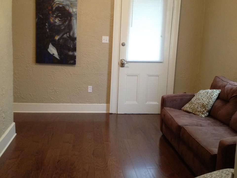 Living room from kitchen doorway