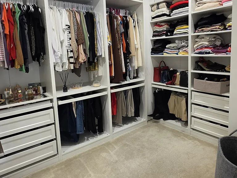 Primary closet
