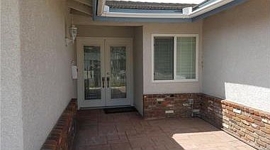 Leading to front door