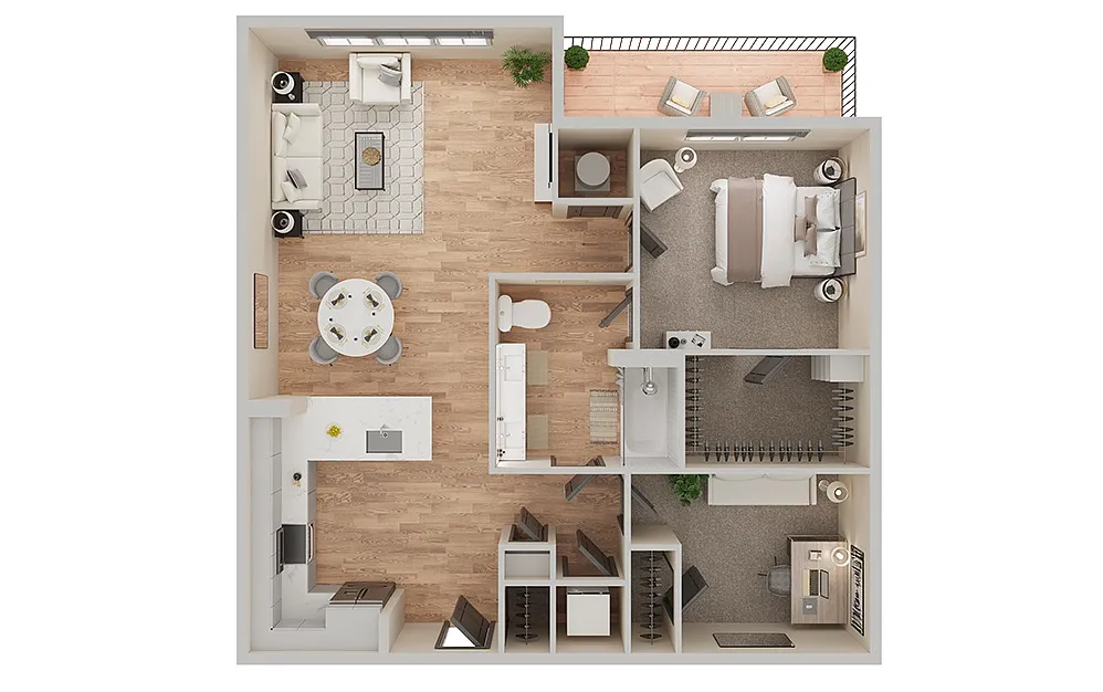 Floor plan A7D