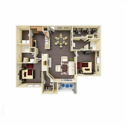 Floor plan The Mopac Deluxe 2