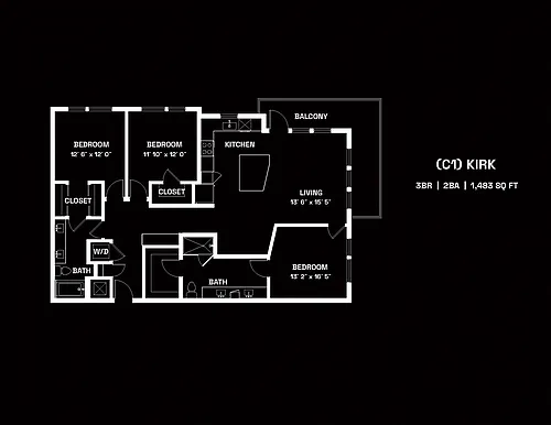 Floor plan Kirk (C1)