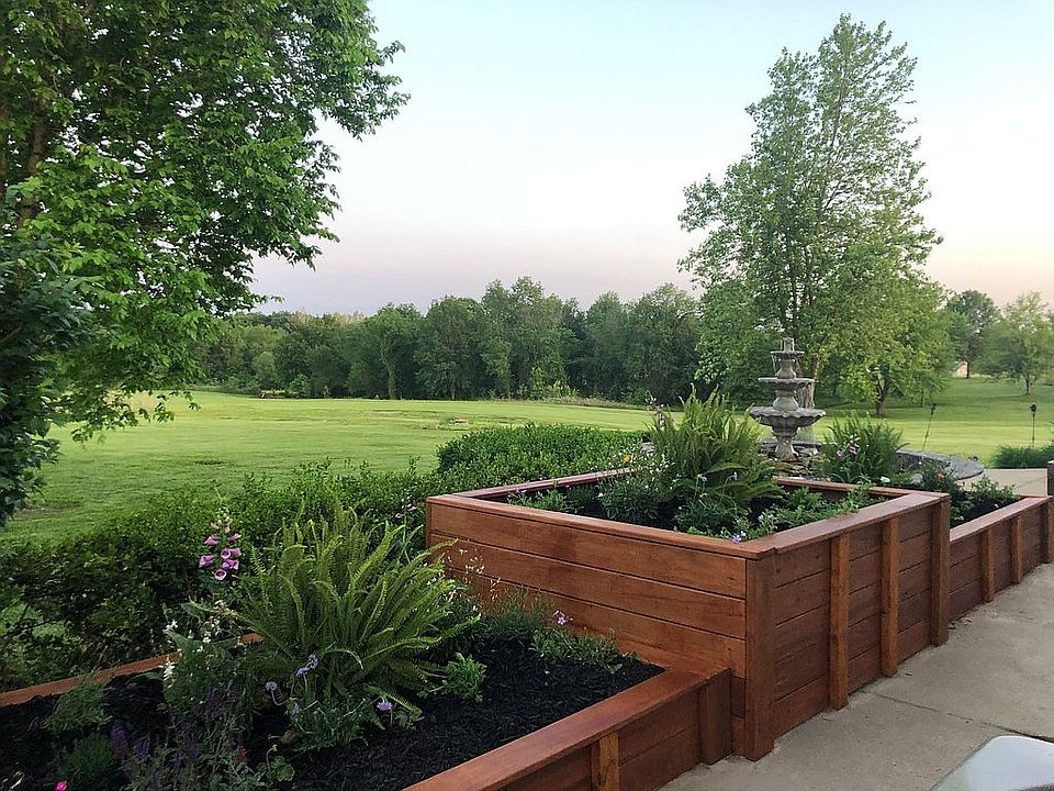 Private back patio