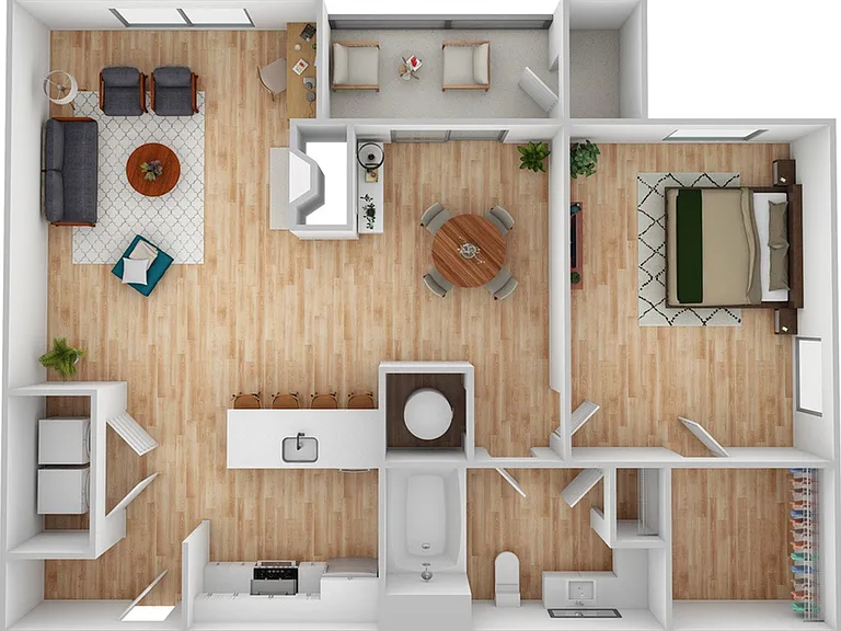 1 Bedroom | 1 Bath | 826 SF 1 Bedroom | 1 Bath | 826 SF