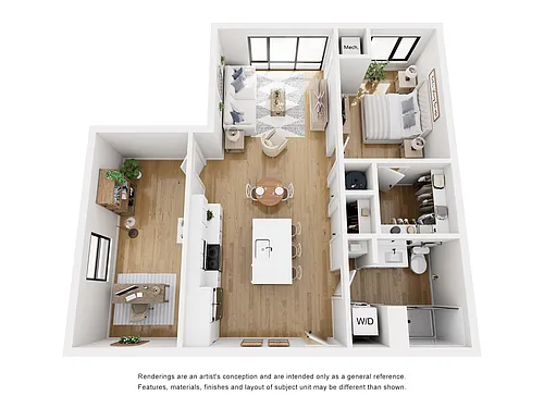 Floor plan AD1-890 Den