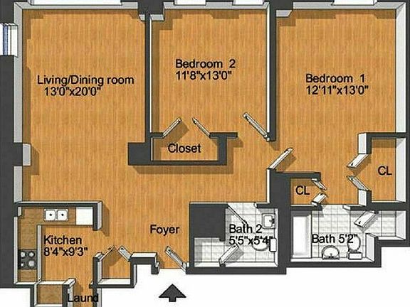 2nd image of 100 W 58th St APT 6F