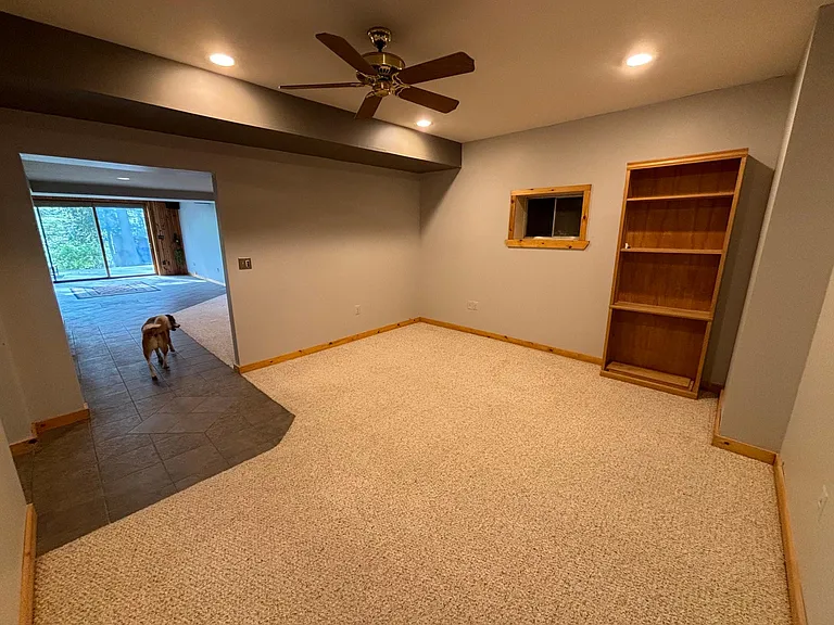 Office, bonus room between living room and master bedroom