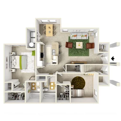 Floor plan Oakmanor UP