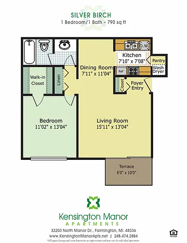 Floor plan Silver Birch