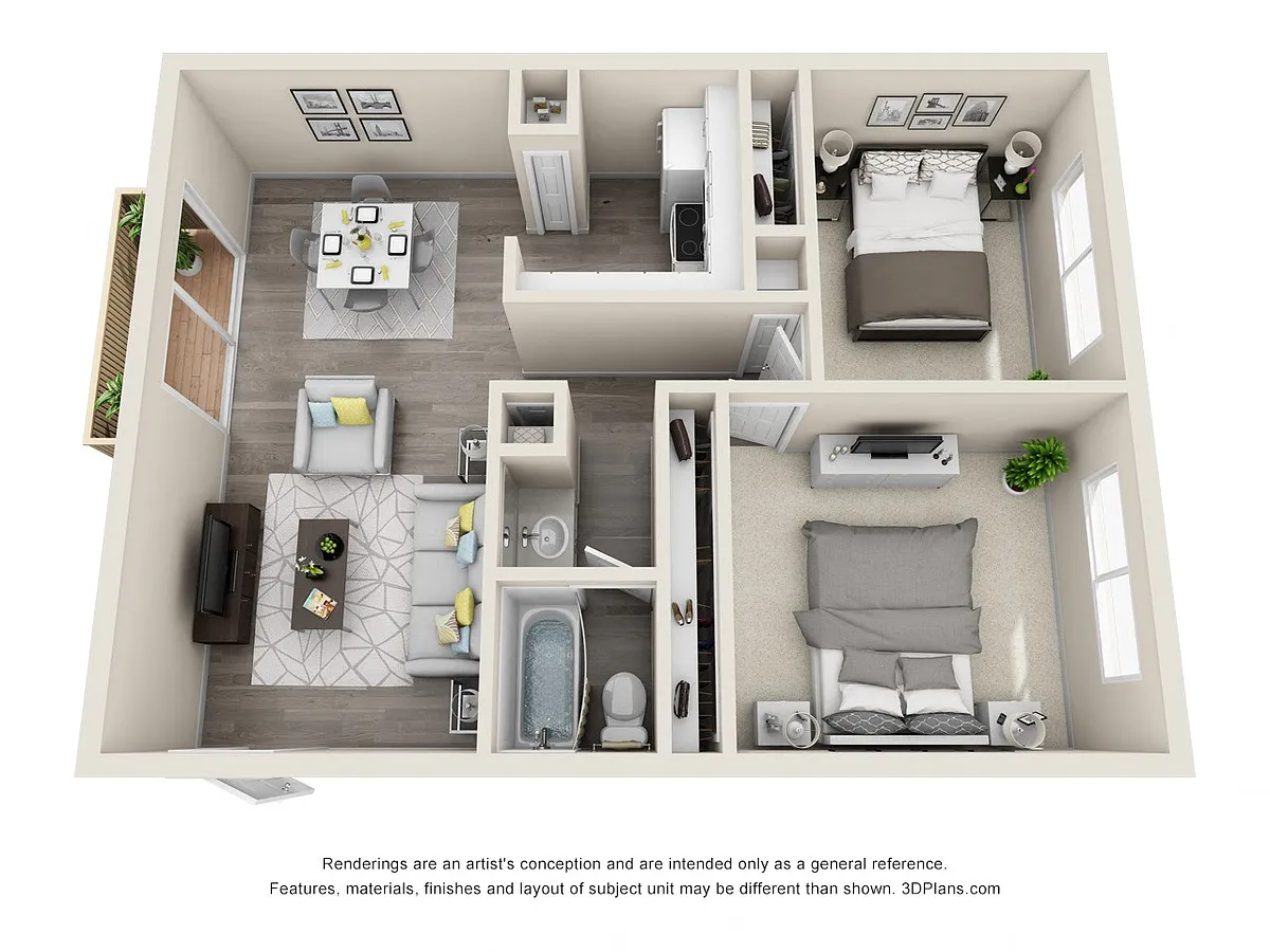 Floor plan 2X1 C