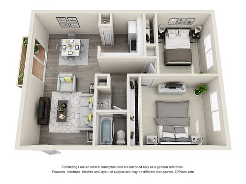 Floor plan 2X1 C