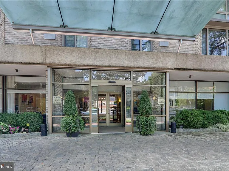 Front of the building