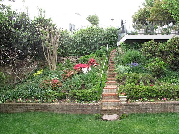Rear garden and deck