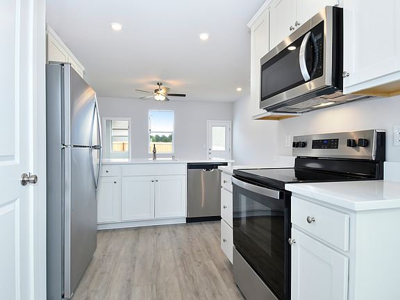 Each kitchen comes with stainless steel, upgraded appliances included.