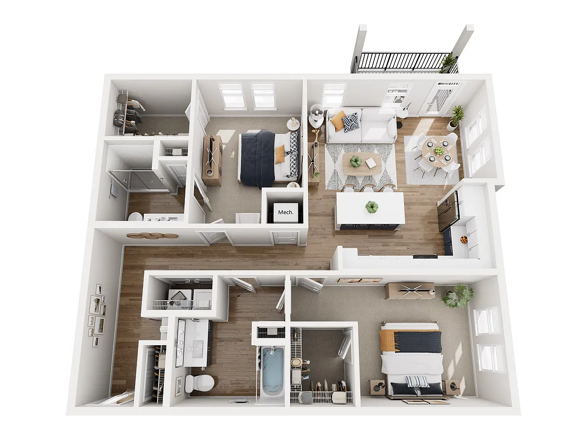 Floor plan B3.1 - HC