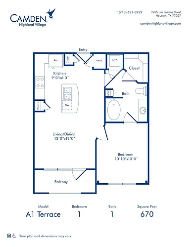 Floor plan A1 Terrace