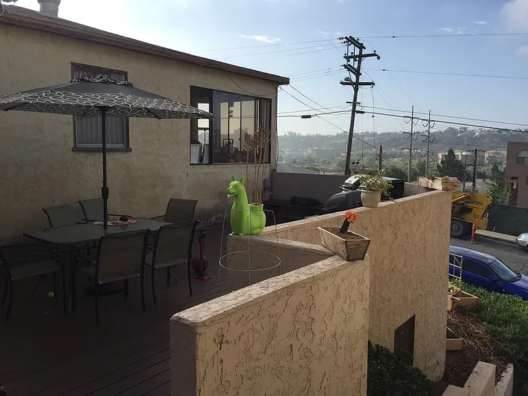 Patio for BBQ.
