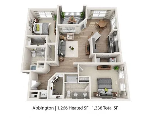 Floor plan Abbington