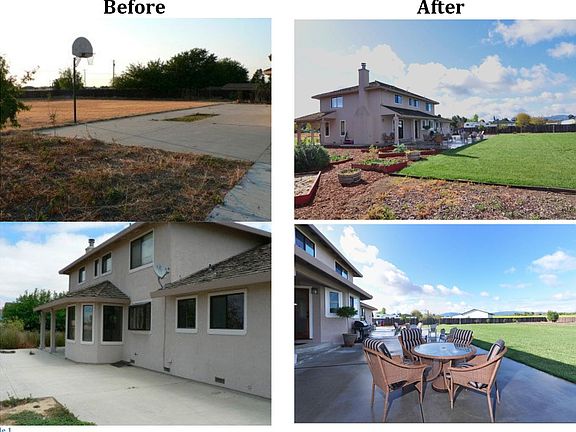 Backyard Patio (Before & After)