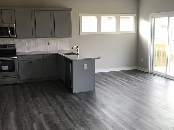 Open floor plan kitchen and living room