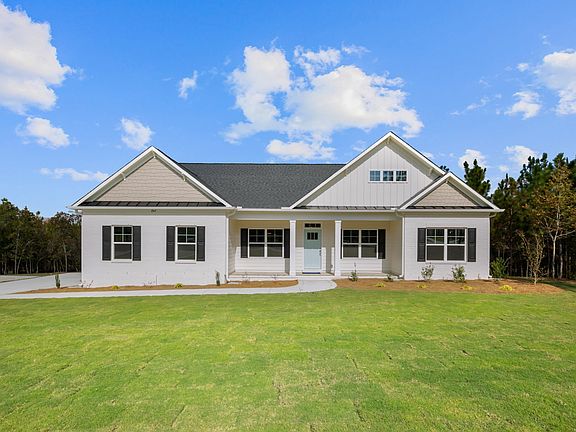 Elevation D with painted brick