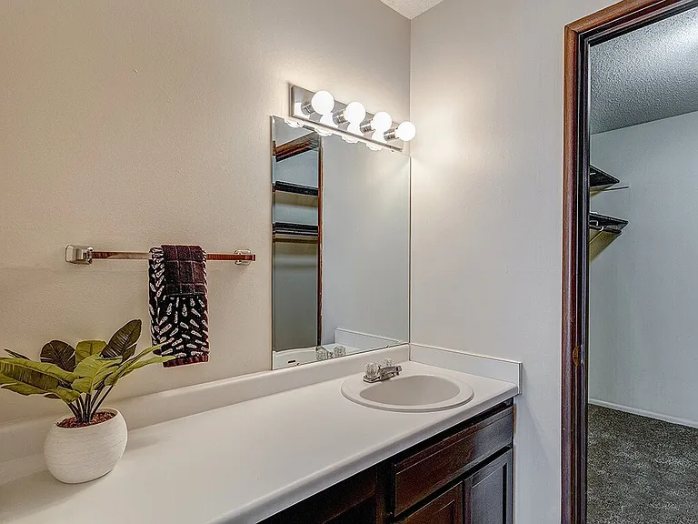 Well-lit Vanities in the Bathroom