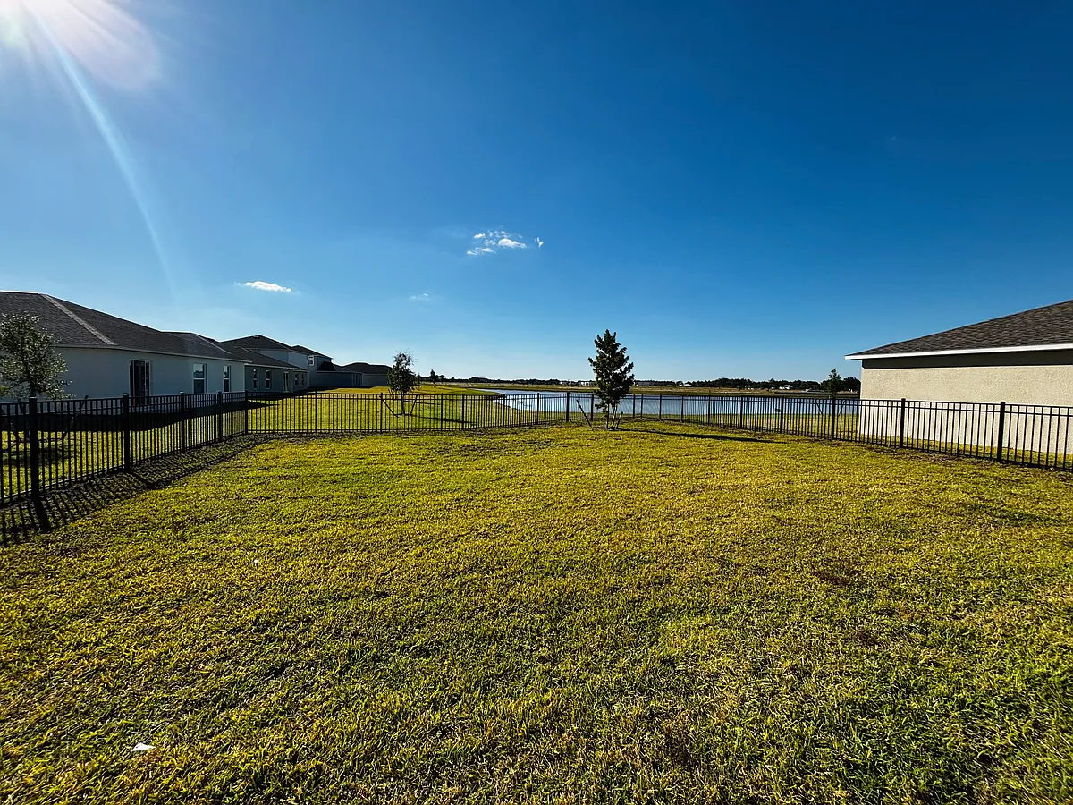 Fenced in backyard - 12216 Sydney Ct