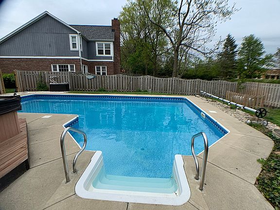 Heated in ground pool 