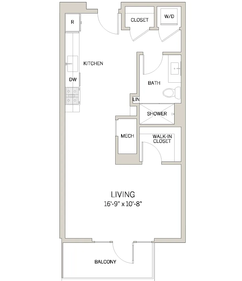Floor plan Studio E2