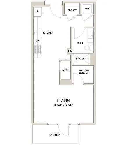 Floor plan Studio E2