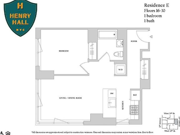 2nd image of 515 W 38th St APT 29E