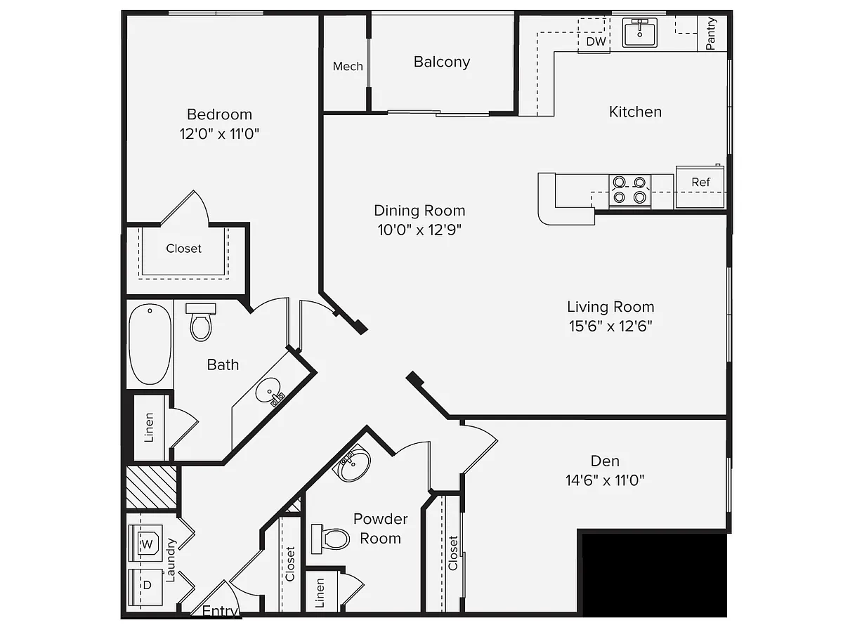 Floor plan A10D