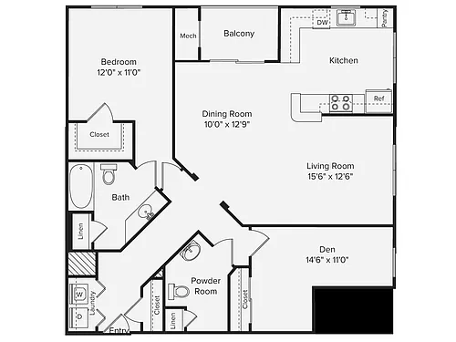 Floor plan A10D