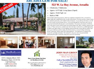 523 W Le Roy Ave, Arcadia, CA
