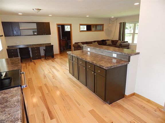 Kitchen Island and Study Area
