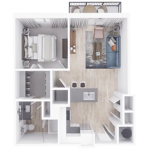 Floor plan A1 X 1X1