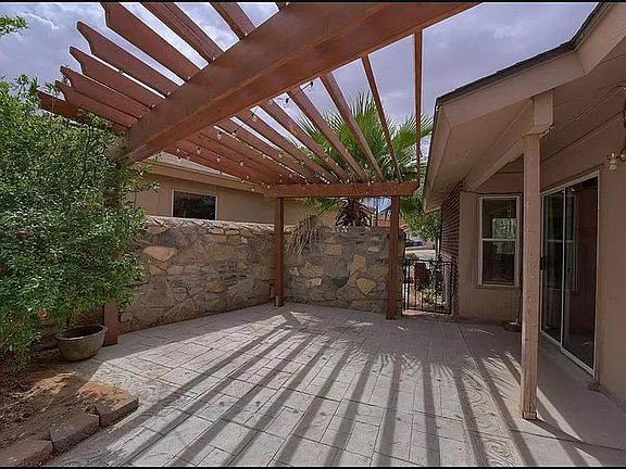 Gazebo on right side of house near dining room.