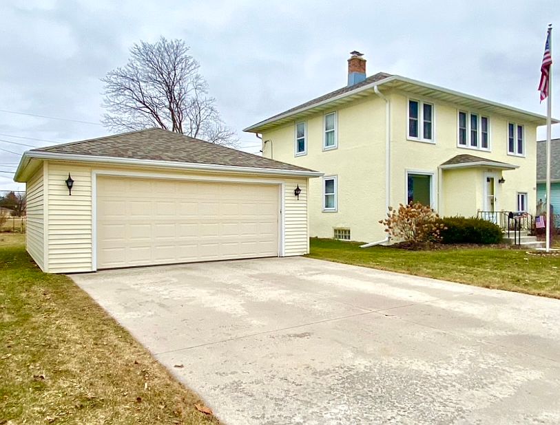 Two-car garage