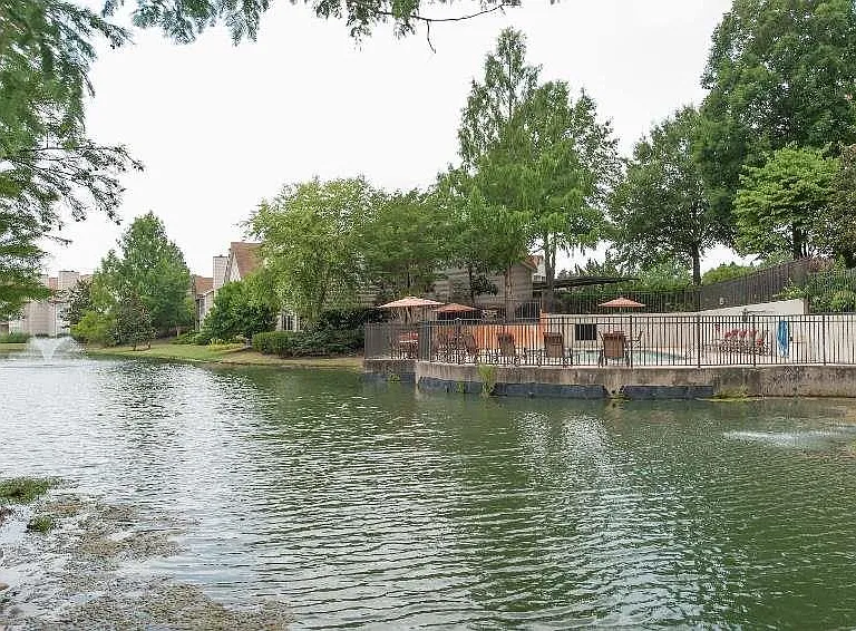 Beautiful Lake at Woods of Post House Apartments