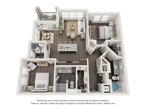 Floor plan B3