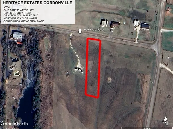 LOT 1.4 Heritage Rd, Gordonville, TX 76245