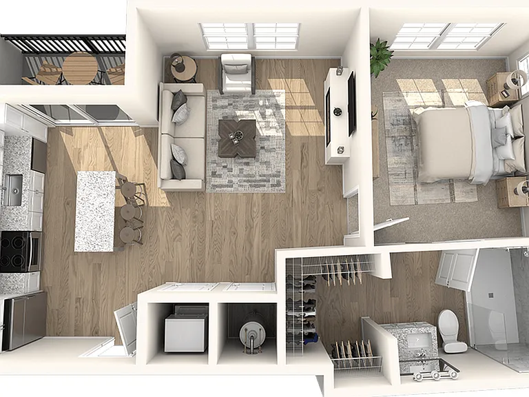 One Bedroom, One Bathroom One Bedroom, One Bathroom