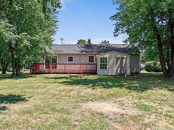 Rear of house/ shed/ deck