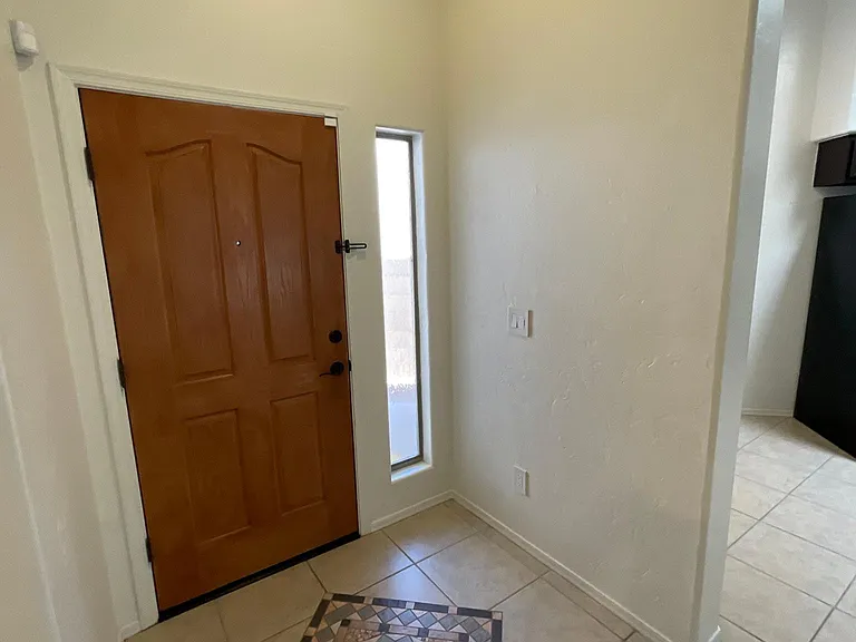 Interior front entry