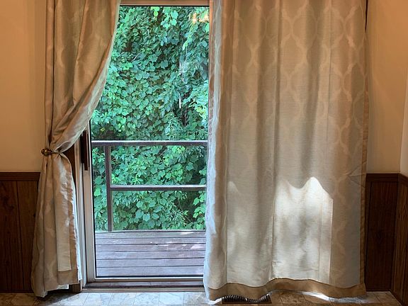 Balcony off of kitchen