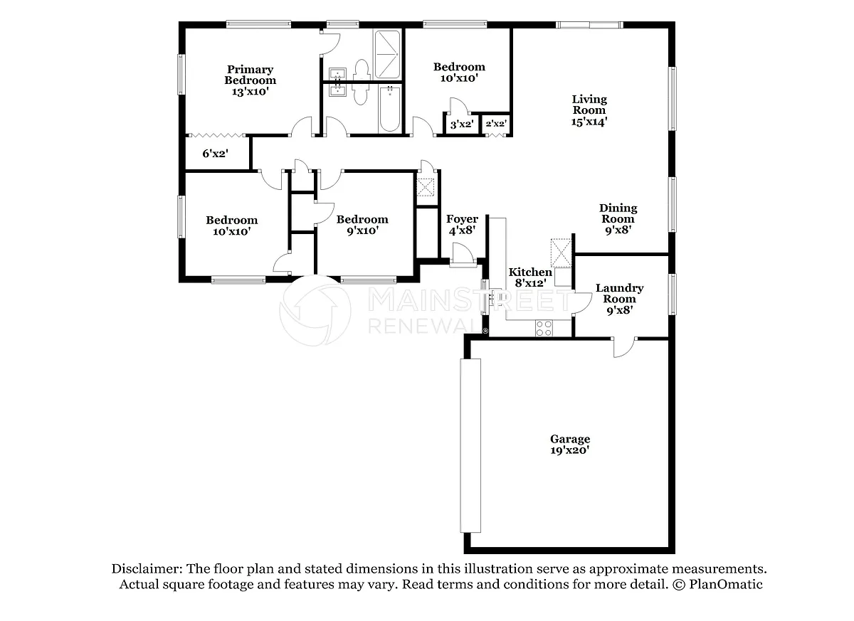 Floor Plan - 1021 Coronado Dr