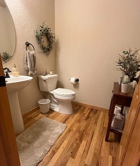 Powder bathroom on main floor