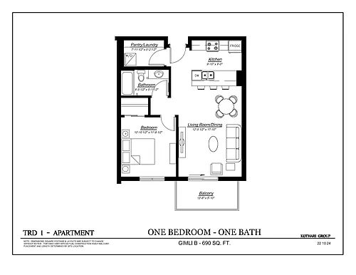 Floor plan Gimli B
